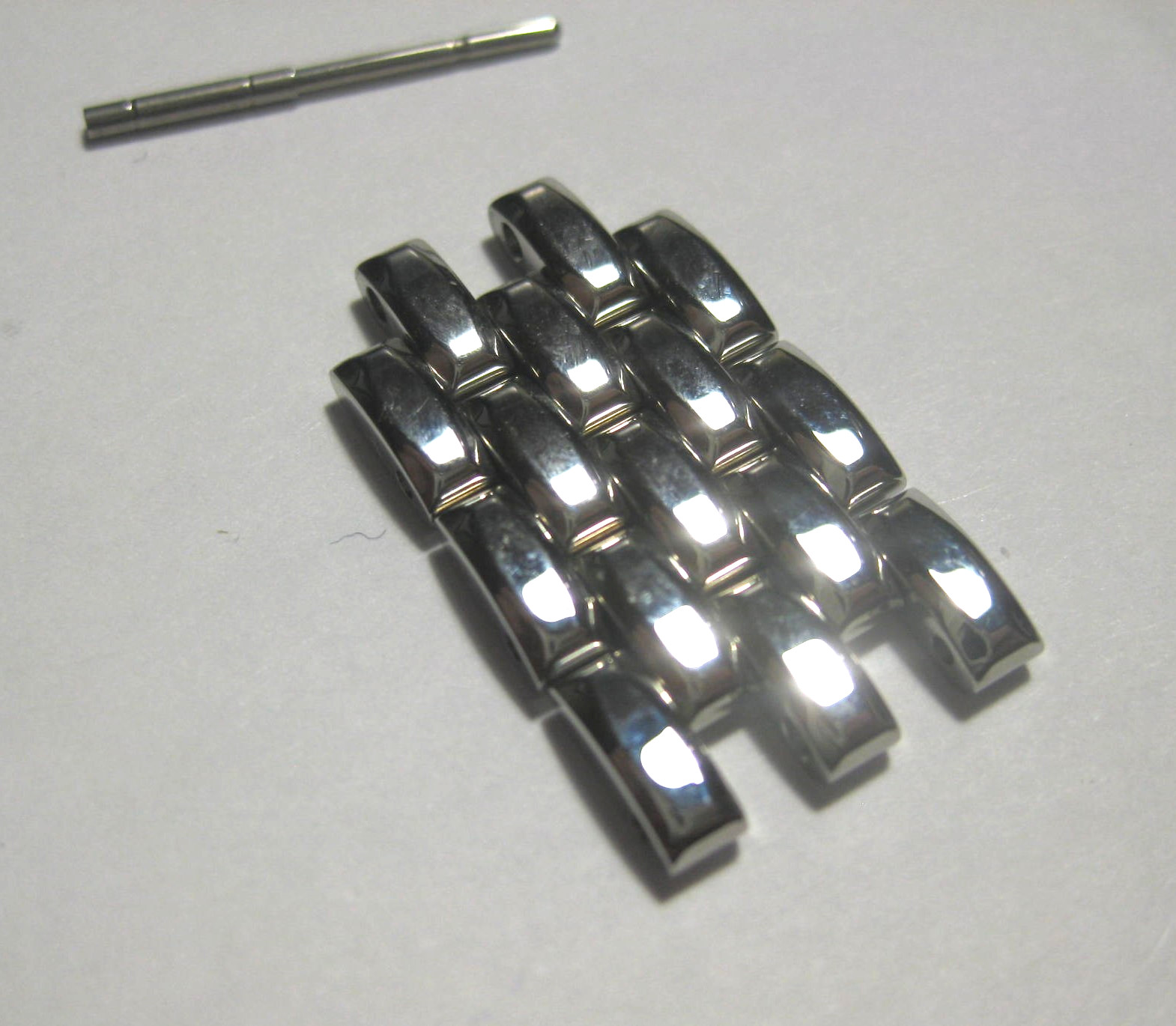 Jaeger Le-Coutre REVERSO 14mm Stainless Steel Watch Bracelet link with Pin (3 shown in picture)